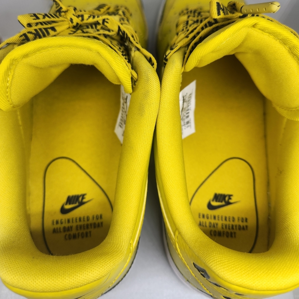 Nike Air Force 1 07 SE PRM Yellow - Picture 6 of 10